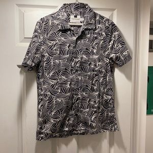 Topman Short Sleeve Button-down Shirt